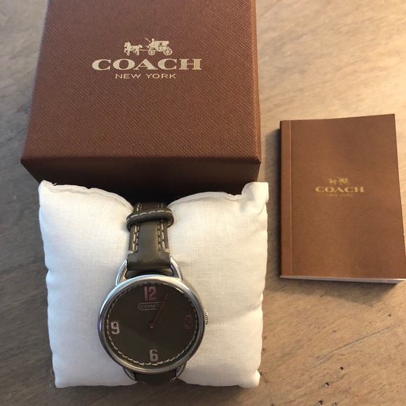 COACH watch - leather strap